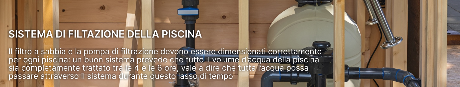 Filtrazione piscina