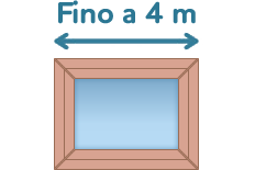 Piscina in legno: lunghezza massima fino a 4 m