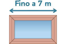 Piscina in legno: lunghezza massima fino a 7 m