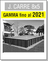 Assistenza: Piscina in legno rettangolare JARDIN CARRE 8x5
