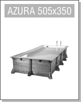 Assistenza: Piscina in legno rettangolare URBAN POOL 450x250