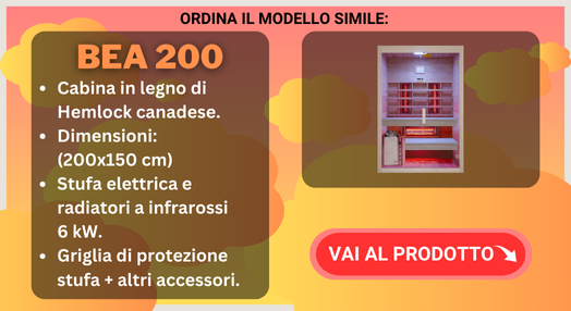 Sauna multifunzione Bea 200