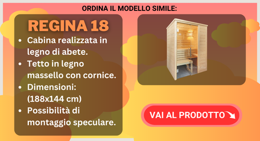 Sauna finlandese Regina 18