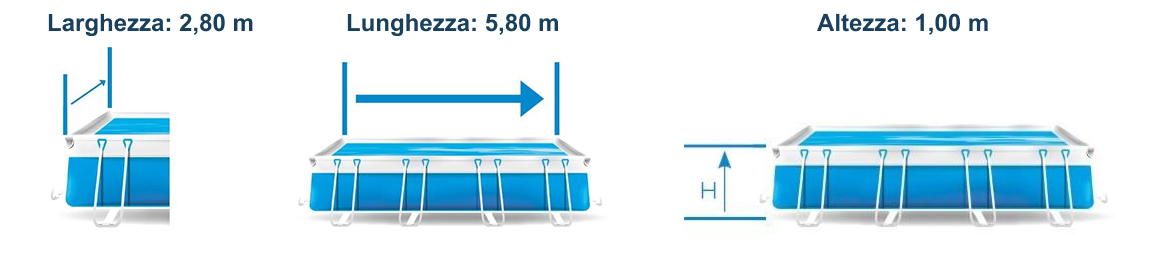 Dimensioni piscina Laguna
