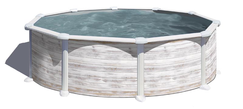 Piscina fuori terra gre acciaio