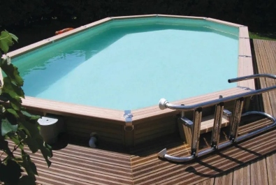 Piscina fuoriterra legno jardin kit interrata