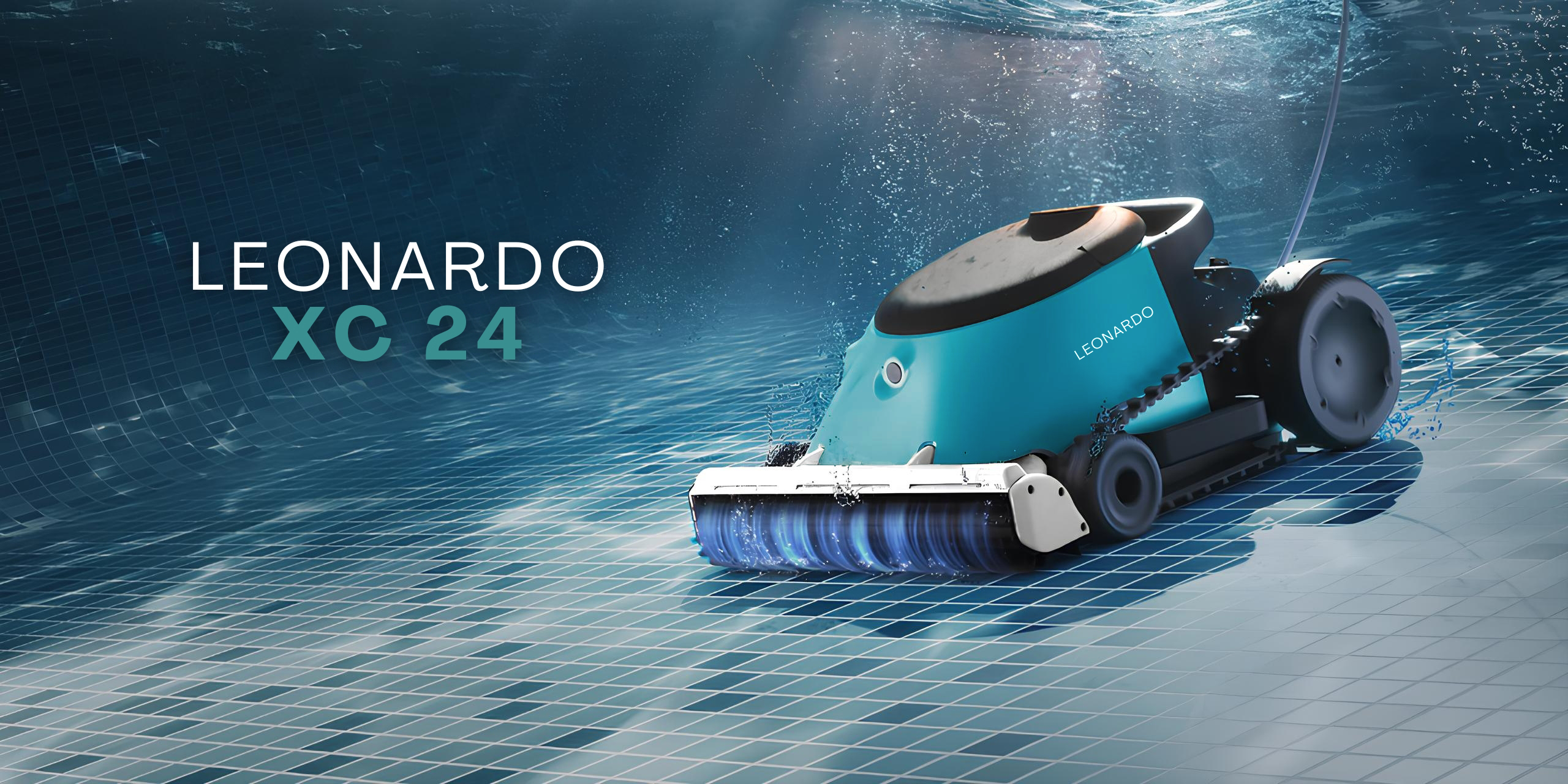 Robot pulitore automatico wireless per piscine Leonardo XC 24