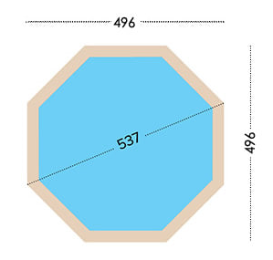 bordo piscina in legno