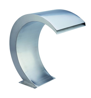 Cascata OASI in Acciaio Inox 316 e luci per giardino o per piscina fuori terra o piscina interrata da esterno - Specifiche tecniche