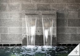 Cascata a LED da giardino o per piscina fuori terra o piscina interrata da esterno - Foto 12
