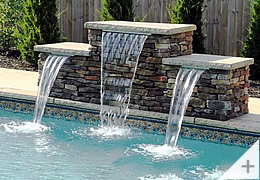 Cascata a LED da giardino o per piscina fuori terra o piscina interrata da esterno - Foto 8