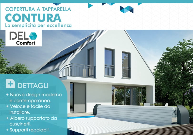 Copertura fuori terra a tapparella CONTURA