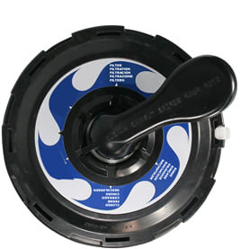 Gruppo di filtrazione monoblocco per piscine fuori terra BestClean PRO 4,5 m³/h - Posizione della valvola a 4 vie:  filtrazione