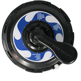 Gruppo di filtrazione monoblocco per piscine fuori terra BestClean PRO 4,5 m³/h - Posizione della valvola a 4 vie:  filtrazione