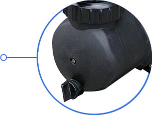 Gruppo filtro monoblocco per piscina GRANADA-21 500 - Corpo elettropompa