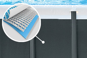piscina fuori terra Intex Ultra XTR Frame Rettangolare 26356 549x274x132cm struttura