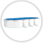 Piscina fuori terra in acciaio Acquamarina - Kit piscina