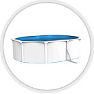 Piscina fuori terra in acciaio Acquamarina - Kit piscina