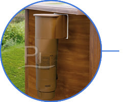 Piscina fuori terra in acciaio GRE Circolare SICILIA KITPR453W - Skimmer motorizzato
