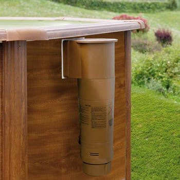 Piscina fuori terra in acciaio GRE Circolare SICILIA KITPR453W - Kit piscina: gruppo di filtrazione