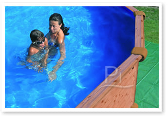 Piscina fuori terra in acciaio GRE Ovale AMAZONIA KITPROV7388WO - Divertirsi in famiglia