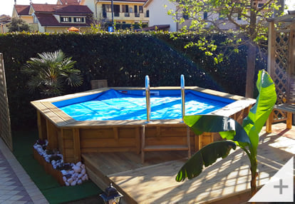 Foto dei clienti - Piscina in legno da giardino Jardin 354 - Foto 2