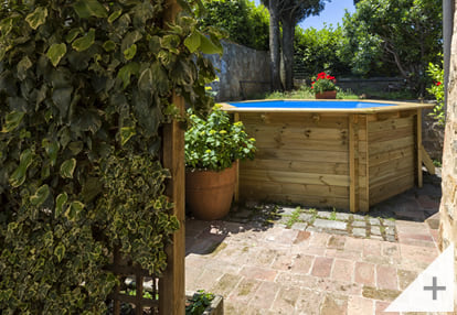 Foto dei clienti - Piscina in legno da giardino Jardin 354 - Foto 3