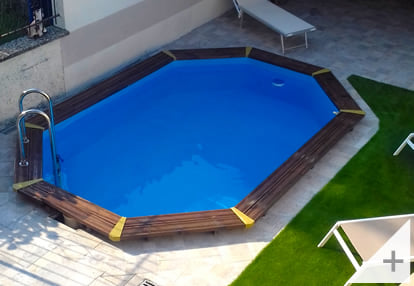 Foto dei clienti - Piscina in legno da giardino Jardin 490 - Foto 1