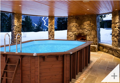 Foto dei clienti - Piscina in legno da giardino Jardin 727 - Foto 1