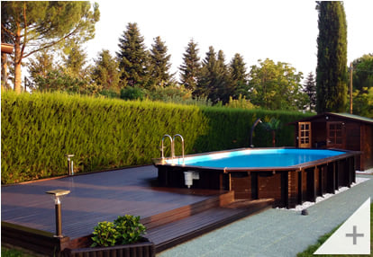 Foto dei clienti - Piscina in legno da giardino Jardin 727 - Foto 3