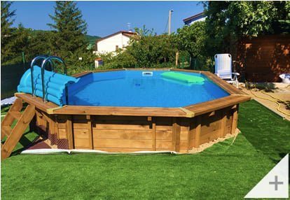 Foto dei clienti - Piscina in legno da giardino Jardin 814 - Foto 1