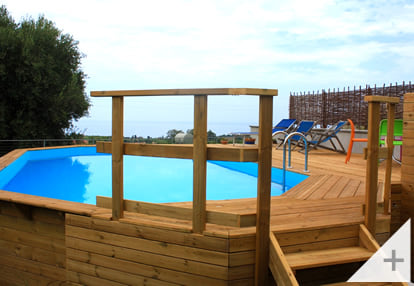 Piscina in legno fuori terra Tropic Luxe 840 foto clienti 1