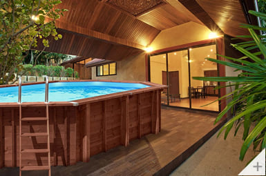 Piscina in legno da giardino Jardin 727, installazione interrata