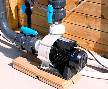 Kit piscina della piscina in legno fuori terra da esterno Urban Pool 450x250 Liner sabbia: Nuoto controcorrente