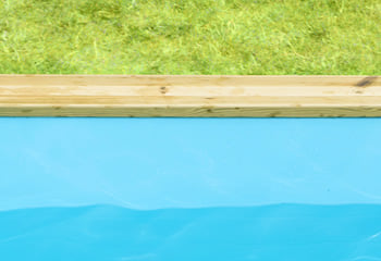 Kit piscina della piscina in legno fuori terra da esterno MASTER POOL 1100x500 Liner azzurro: rivestimento interno o LINER azzurro