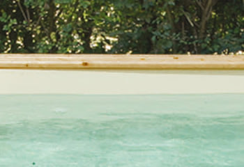 Kit piscina della piscina in legno fuori terra da esterno LINEA 650x350 Liner sabbia: rivestimento interno o Liner sabbia
