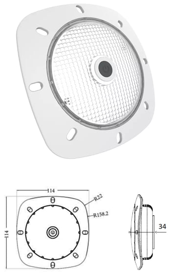 Proiettore a LED piatto magnetico - Specifiche tecniche
