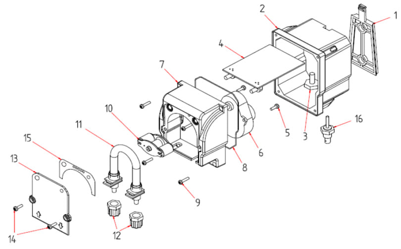 ricambi_pompa_dosaggio_peristaltica_MP2_cover_big per Elettrolisi del Sale Autochlor RP-PH 35m³ 75m³ 90m³ 120m³ 170m³ 230m³ 300m³