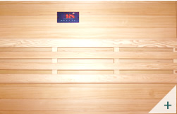 Dettaglio legno abete sauna Aria 150 BIG