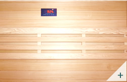 Dettaglio legno abete sauna Aria 180 BIG
