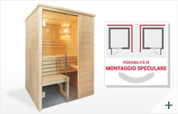 Sauna finlandese da interno Regina14 - Foto 1