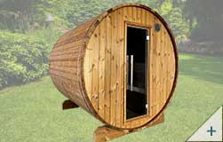 Sauna finlandese a botte da giardino Ø180 - Foto 1