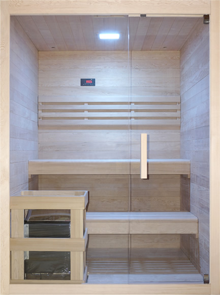 Prospetto tecnico e dimensioni sauna Aria 150 BIG
