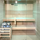 Porta sauna Aria 180 BIG in vetro temperato trasparente