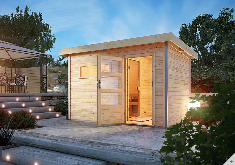 Sauna finlandese da esterno ZEN 1 - Cover
