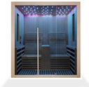 Sauna infrarossi da interno lampade carbonio - Kit struttura della cabina in legno massello