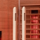 Sauna infrarossi da interno - Kit tetto in legno