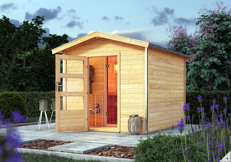 Sauna finlandese da giardino Aida - Immagine esterno