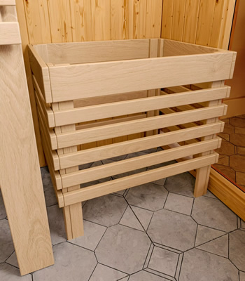 Sauna finlandese classica Irene 1 coibentata: Kit sauna - Protezione per stufa