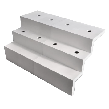 scala sottoliner con seduta 3 gradini